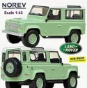 Land Rover Defender 1995 Green & White 1:43 Norev 845106