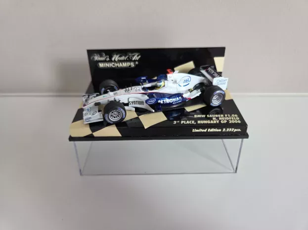 Minichamps Bmw F1 Sauber F1.06 N 16 1st Podium Hungarian Gp 2006 N.heidfeld 1:43 400060116
