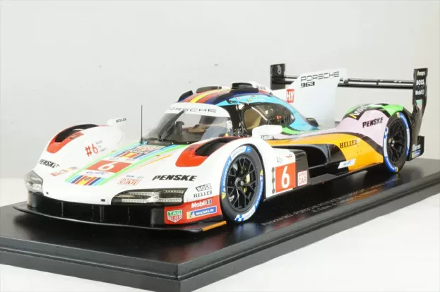 Spark Porsche 963 9rd 4.6l Turbo V8 Team Porsche Penske Motorsport N 6 24h Le Mans 2023 Kevin Estre Andre Lotterer Laurens Vanthoor 1:18 18S913