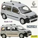 Renault Kangoo Facelift Type W 2013-21 Silver Metallic 1:43 Norev 511377