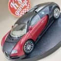 AUTOart 1/18 Bugatti EB 16.4 Veyron Frank Furt 2001 Black Red 70901 Diecast