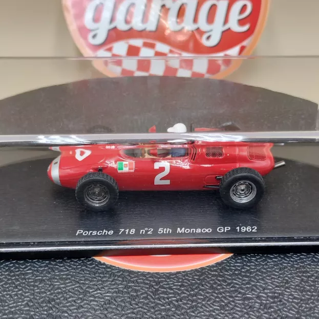 Spark Porsche F1 718 N 2 Monaco Gp 1962 Jo Bonnier 1:43 S1860