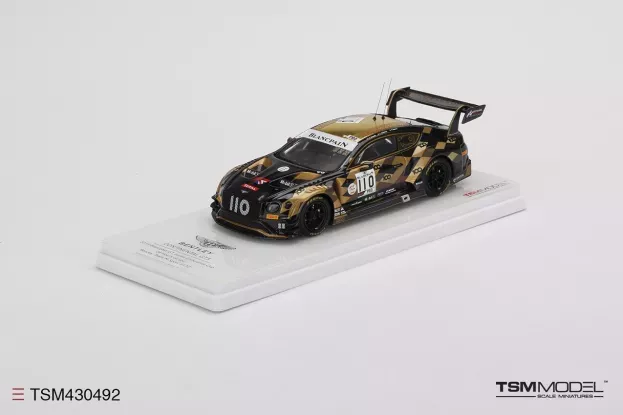 Truescale Bentley Continental Gt3 4.0l Volkswagen Twin-turbo V8 Team Total M-sport N 110 24h Spa 2019 A.soucek L.ordoriez P.derani 1:43 TSM430492
