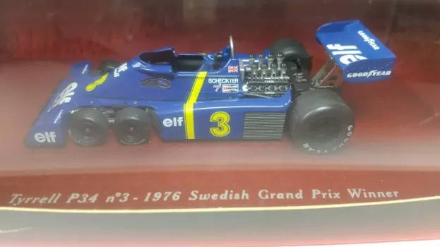 Truescale Tyrrell F1 P34 Elf 6 Wheeler N 3 Winner Gp Swedish 1976 J.scheckter 1:43 TSM10439
