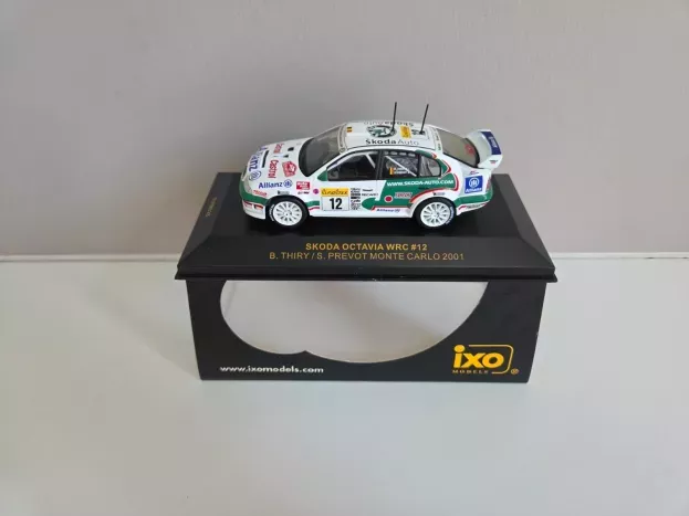 IXO Models Skoda Octavia Wrc N 12 Rally Montecarlo 2001 B.thiry S.prevot 1:43 RAM025
