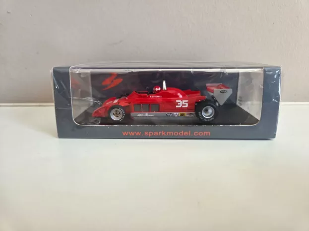 Spark Alfa Romeo F1 177 N 35 Belgium Gp 1979 Bruno Giacomelli 1:43 S3896