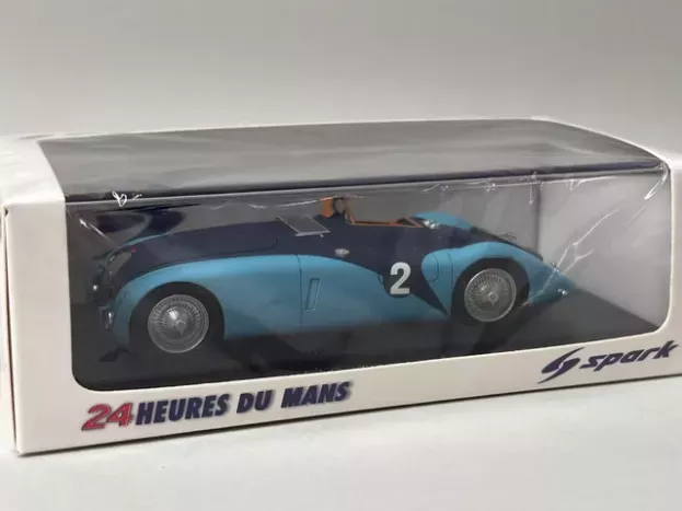 Spark Bugatti Type 57g 3.3l Team Roger Labric N 2 Winner 24h Le Mans 1937 J.p.wimille R.benoist 1:43 43LM37