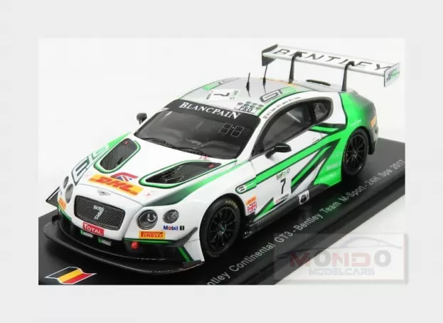 Spark Bentley Continental Gt3 Team M-sport N 7 24h Spa 2017 G.smith O.jarvis S.kane 1:43 SB149