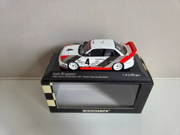 Minichamps Audi 90 Quattro N 4 Winner 200km Imsa Gt Mid.ohio 1989 H.j.stuck 1:43 400891604