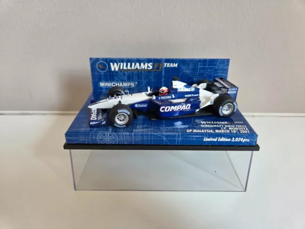 Minichamps Williams F1 Bmw Fw23 N 6 Malaysia Gp 2001 J.p.montoya 1:43 400010026