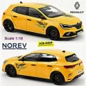 Renault Megane R.S. Ultimate 2023 Sirius Yellow 1:18 Norev 185395