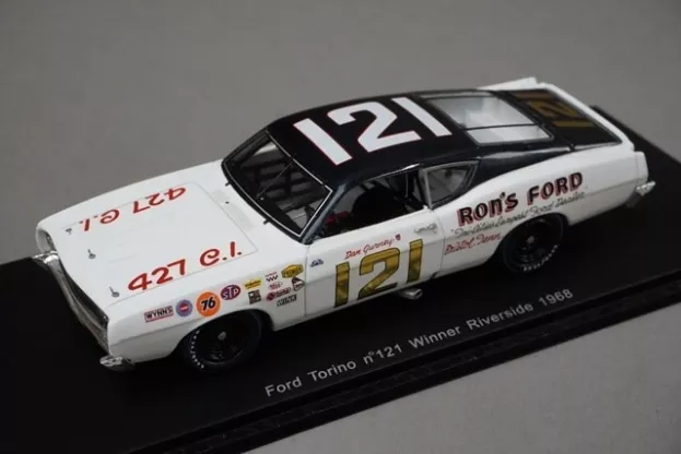 Spark Ford Torino Coupe 396 C.i. N 121 Winner Riverside 1968 Dan Gurney 1:43 S3594