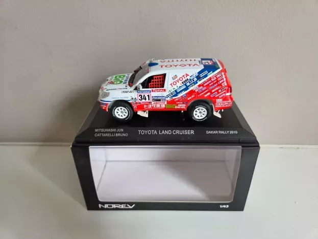 Norev Toyota Land Cruiser N 341 Rally Dakar 2010 J.mitsuhashi B.cattarelli 1:43 800359