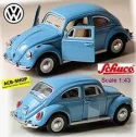 VW Volkswagen Beetle 1300 Limousine 1965-72 Blue 1:43 Schuco 27000