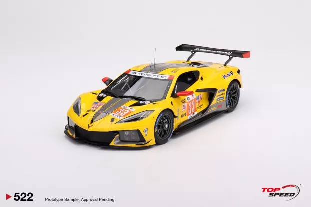 Truescale Chevrolet Corvette C8.r 5.5l V8 Team Corvette Racing N 33 Winner Lmgte Am Class 24h Mans 2023 N.catsburg B.keating N.varrone 1:18 TS0522