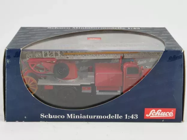Schuco Mercedes L6600 Scale Fire Engine Scala Vigili Del Fuoco 1:43 3091
