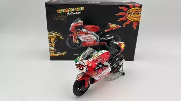 Minichamps Aprilia 250cc Nastro Azzurro Tricolore N 46 Gp Imola Valentino Rossi 1999 World Champion 1:12 122990096