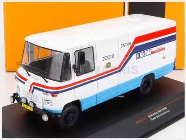 IXO Models Mercedes 508d Van Skoda Rally Assistance 1984 1:43 RAC424.22