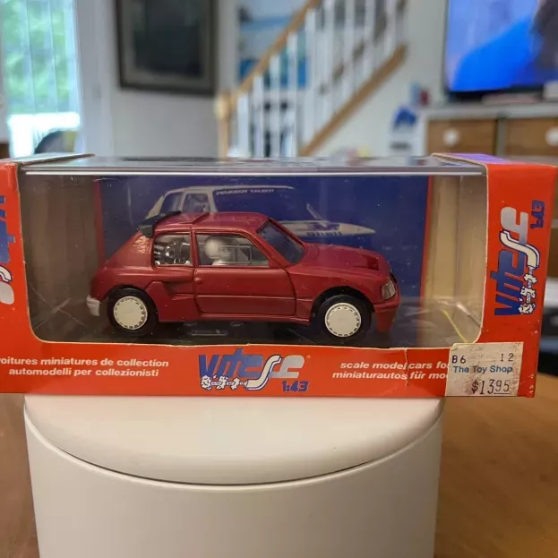Vitesse Peugeot 205 T16 Belga Team N3 24h Van Ieper 1986 A. Moke' B. Darniche 1:43 SM25