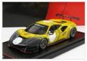 BBR-MODELS BBRC255 FERRARI - 488 GT MODIFIED 2020 - YELLOW MATT GREY - 1/43