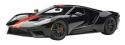 AUTOart 1/18 FORD GT 2017 Shadow Black with Orange Stripes 72945 JDM New