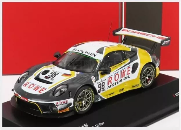 IXO Models Porsche 911 991-2 Gt3 R Team Rowe Racing N 98 5th 24h Spa 2019 S.muller R.dumas M.jaminet 1:43 LEGT43029