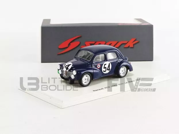 Spark Renault 4cv 1063 N 54 24h Le Mans 1951 J.lecat H.senfftleben 1:43 S5211