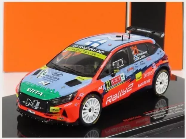 IXO Models Hyundai I20 N Rally2 Team Hyundai Motorsport N 21 Winner Wrc2 Rally Ypres 2021 J.huttunen M.lukka 1:43 RAM814LQ