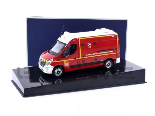 Norev Renault Master Van Vsav Sapeurs Pompiers 2014 1:43 518787