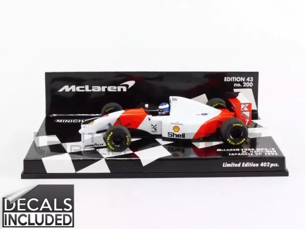 Minichamps Mclaren F1 Ford Mp4 8 V8 N 7 Japan Gp 1993 Mika Hakkinen 1:43 530934317