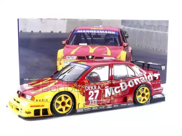 Werk83 Alfa Romeo 155 V6 Ti Mcdonald's N 27 Dtm Itc Race Thunder Helsinki 1995 M.alen 1:18 W1801008