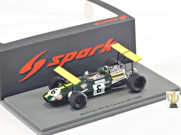 Spark Brabham F1 Bt26 N 6 Canada Gp 1968 Jochen Rindt 1:43 S8313