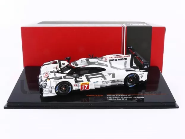 IXO Models Porsche 919 Hybrid 2.0l Turbo V4 Team Porsche N 17 3rd 1000km Spa 2015 T.bernhard B.hartley M.webber 1:43 SP919-4307