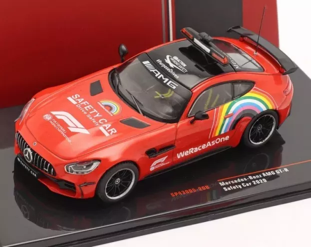 IXO Models Mercedes Gt-r Amg F1 Safety Car Weraceasone Mugello Gp 1.000th Ferrari Gp 2020 Bernd Maylander 1:43 SP43005-20B