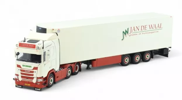 Tekno Scania Waal Jan De Scania Next Gen R-serie 6x2 3-assige Koeloplegger 1:50 86824