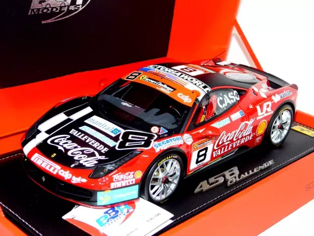 BBR Ferrari 458 Italia N 8 Ferrari Challenge Monza 2012 D.caso 1:18 P1843