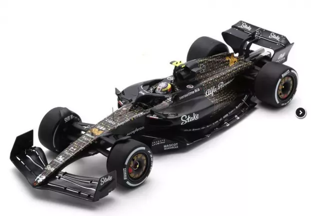 Spark Alfa Romeo F1 C43 Team Stake N 24 Las Vegas Usa Gp 2023 Guanyu Zhou 1:18 18S974