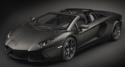 Pocher HK121F Pocher Lamborghini Aventador LP700-4 Roadster 2013 Nero Nemesis 1/