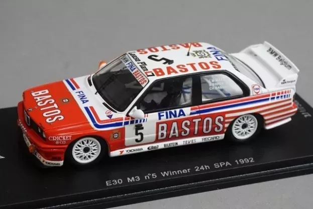 Spark Bmw 3-series M3 e30 Fina N 5 Winner 24h Spa 1992 J.m.martin S.soper C.danner 1:43 SB069