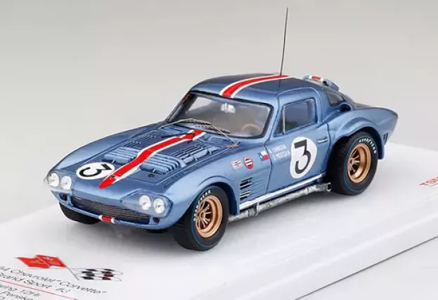Truescale Chevrolet Corvette Grand Sport Team Penske N 3 12h Sebring 1964 D.johnson D.morgan 1:43 TSM164348
