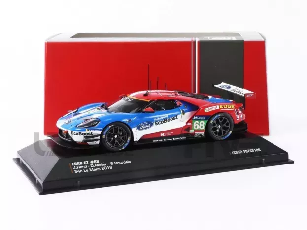 IXO Models Ford Gt 3.5l Turbo V6 Team Ford Chip Ganassi Usa Lhd N 68 Winner Lmgte Pro Class 24h Le Mans 2016 Joey Hand Dirk Muller Sebastien Bourdais 1:43 FGT43106