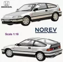 Honda CRX Coupe 2nd Generation 1987-91 Type ED9 Silver 1:18 Norev 188011