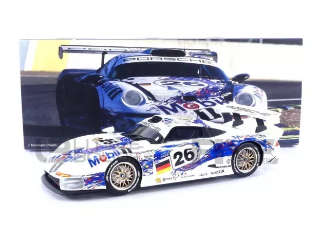 Werk83 Porsche 911 Gt1 3.2l Turbo Team Porsche Ag Mobil1 N 26 3rd 24h Le Mans 1996 Y.dalmas K.wendlinger S.goodyear 1:18 W18013002