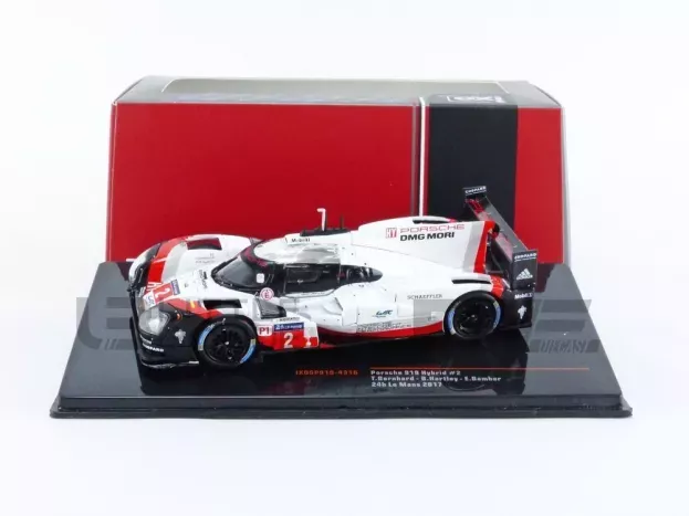 IXO Models Porsche 919 Hybrid 2.0l Turbo V4 Team Porsche N 2 Winner 24h Le Mans 2017 Timo Bernhard Earl Bamber Brendon Hartley 1:43 SP919-4316