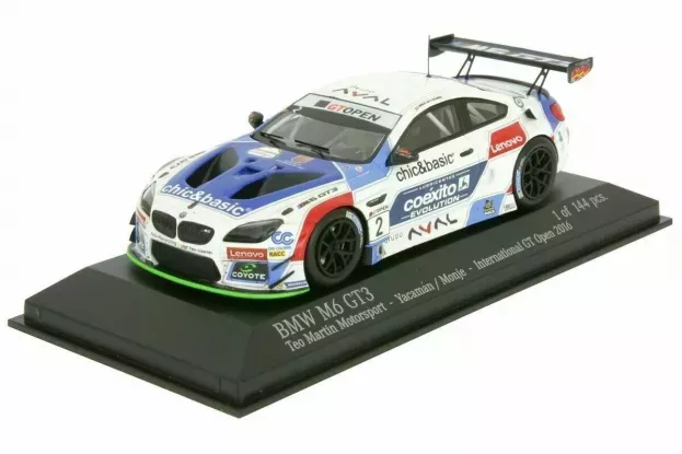 Minichamps Bmw 6-series M6 Gt3 Team Teo Martini Motorsport N 2 International Gt Open 2016 Yacaman Monje 1:43 437162652