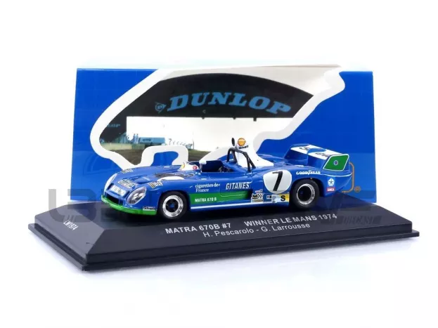 IXO Models Matra Simca Ms670b 3.0l V12 Team Matra Sport N 7 Winner 24h Le Mans 1974 H.pescarolo G.larrousse 1:43 LM1974