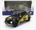 Solid 1800519 Volkswagen - Beetle 1303 Mooneyes 1974 - Black Yellow - 1/18