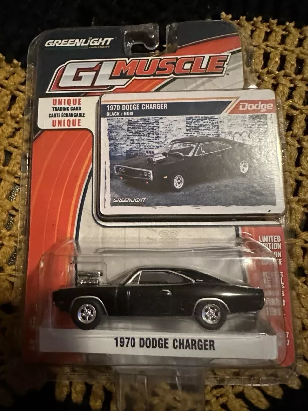 Greenlight Dodge Charger R t Coupe 1970 Green Wheels 1:64 13170