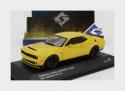 SOLID 4310308 DODGE - 2018 CHALLENGER COUPE - YELLOW BLACK - 1/43