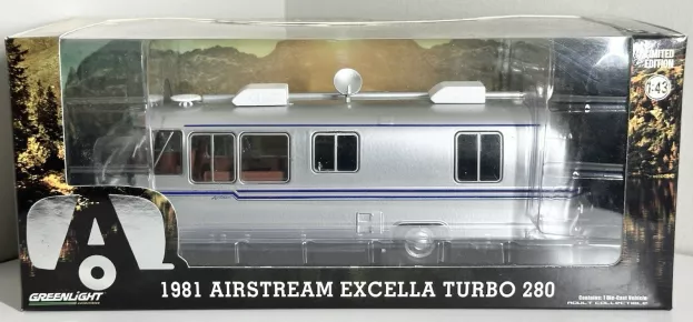 Greenlight Airstream Excella 280 Turbo Motorhome Camper 1981 1:43 86312